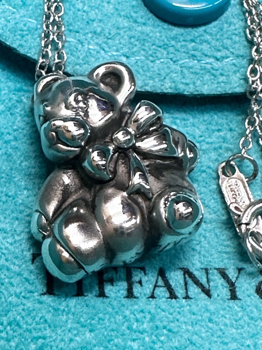 TIFFANY＆Co ティファニー SV925 ティファニーベア クマネックレス アクセサリー ペンダント