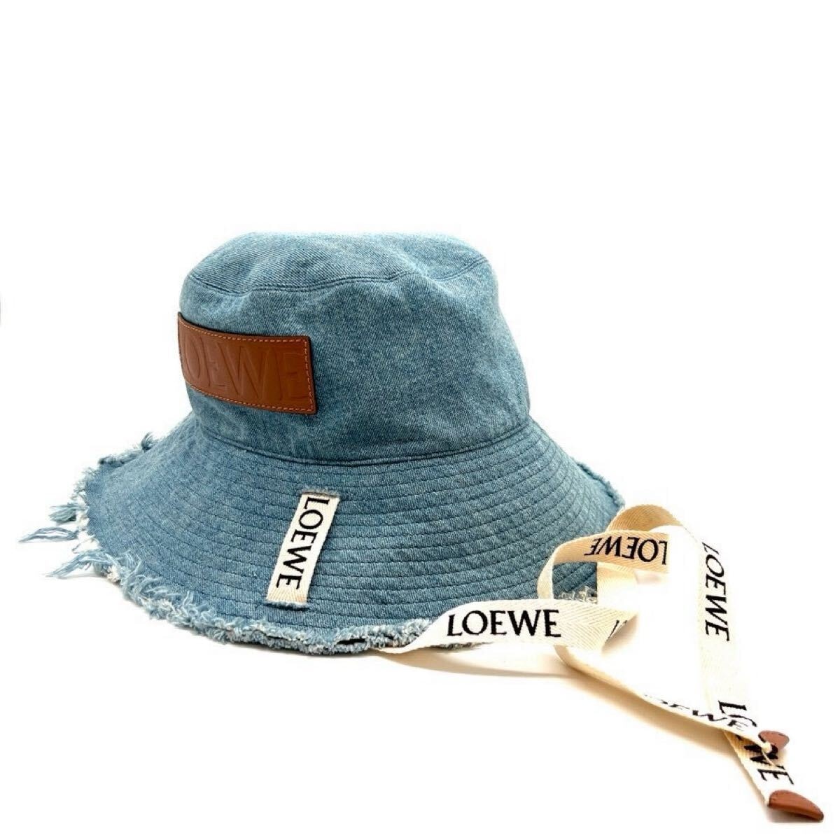 LOEWE アナグラム バケットハット グレー リバーシブル 帽子 ロエベ LOEWE (ロエベ) リバーシブル アナグラム バケットハット メンズ