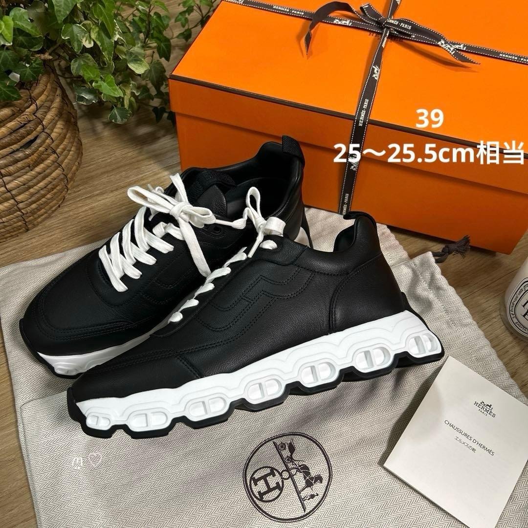 A (未使用に近い)】送料無料 HERMES エルメス スニーカー インパルス