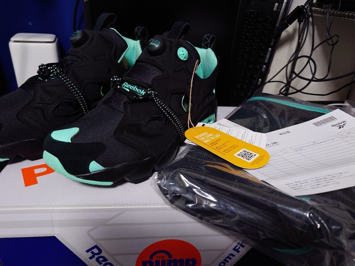 POTR × Reebok Instapump Fury 94 Turquoise　ピーオーティーアール × リーボック インスタポンプフューリー94 ターコイズ　PORTER　US10