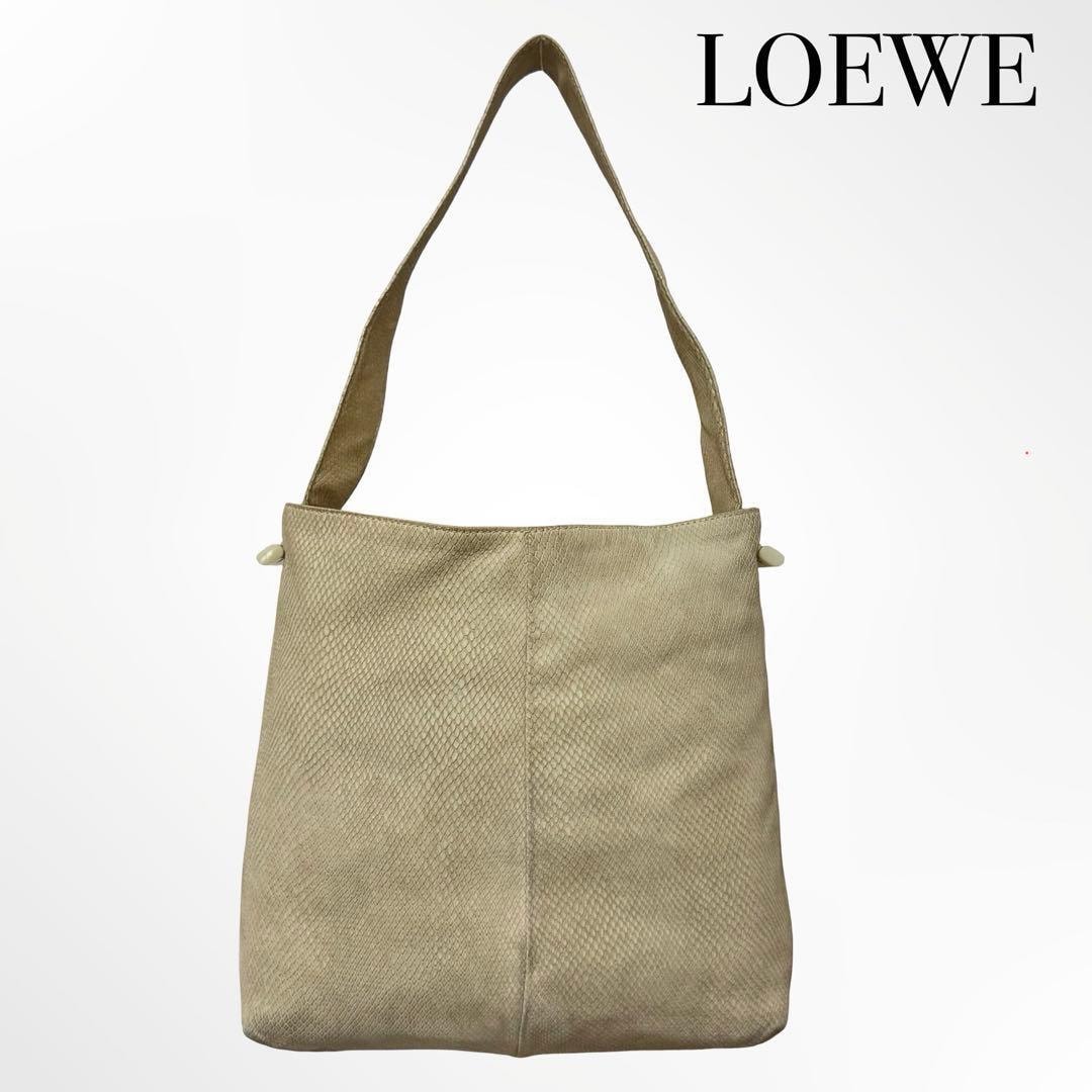 D (傷や汚れあり)】ロエベ LOEWE 160周年記念限定品 スウェード