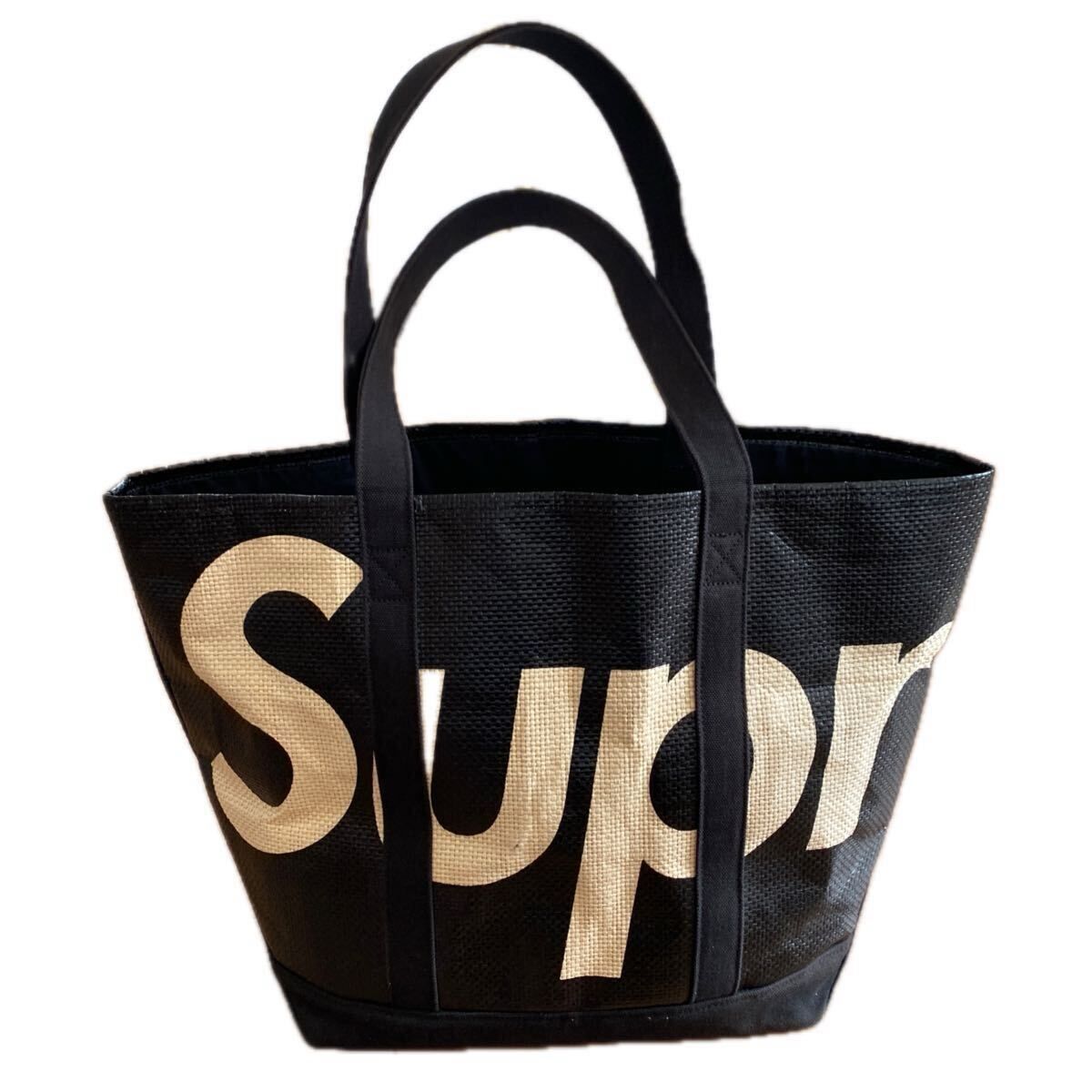 Raffia Tote （Black） 20ss Supreme シュプリーム トートバック ブラック ラフィア 