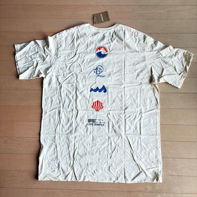 パタゴニア ロングウェイ・ラウンド・オーガニック T UDNL(Undyed Natural) 生成りL #37826 新品◆PATAGONIA TEE Regenerative 