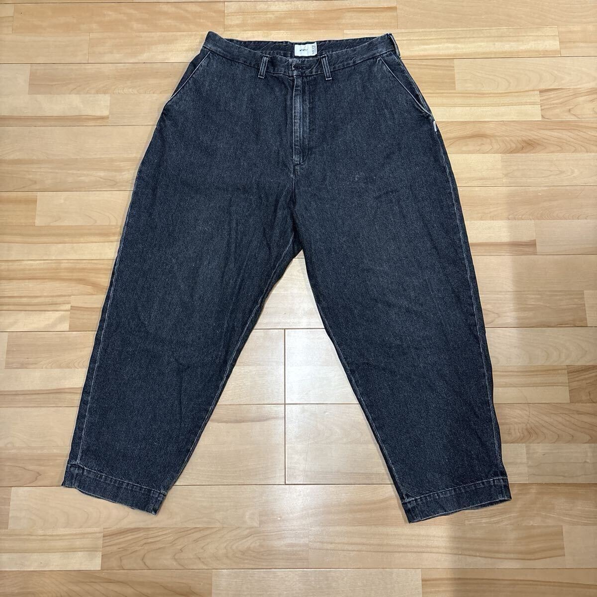 WTAPS x sacai Cotton Back Satin Pants 01 / Trousers / Cotton Back