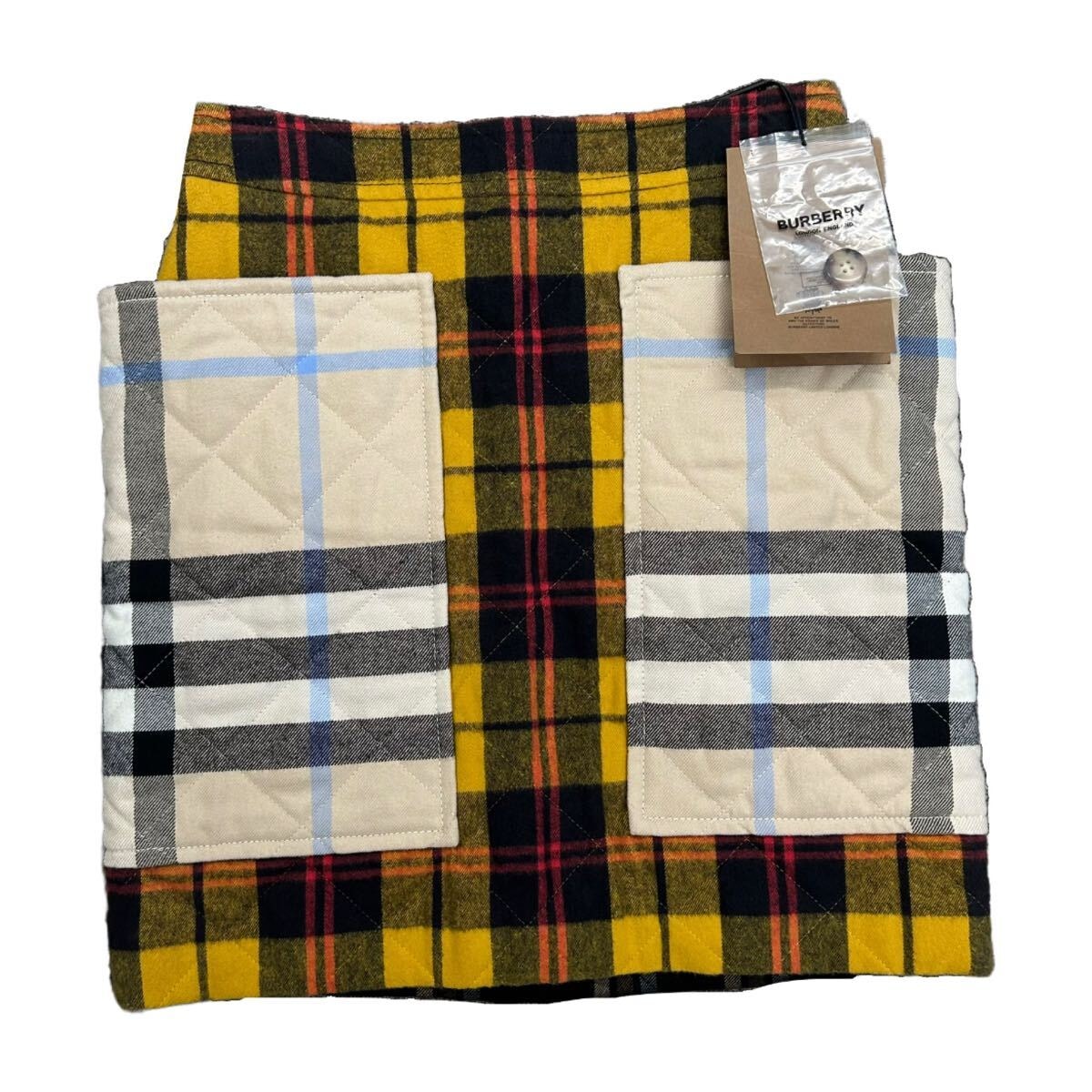 BURBERRY バーバリー　コットン　スカート　チェック　IT36　S　マルチカラー　8039110　レディース