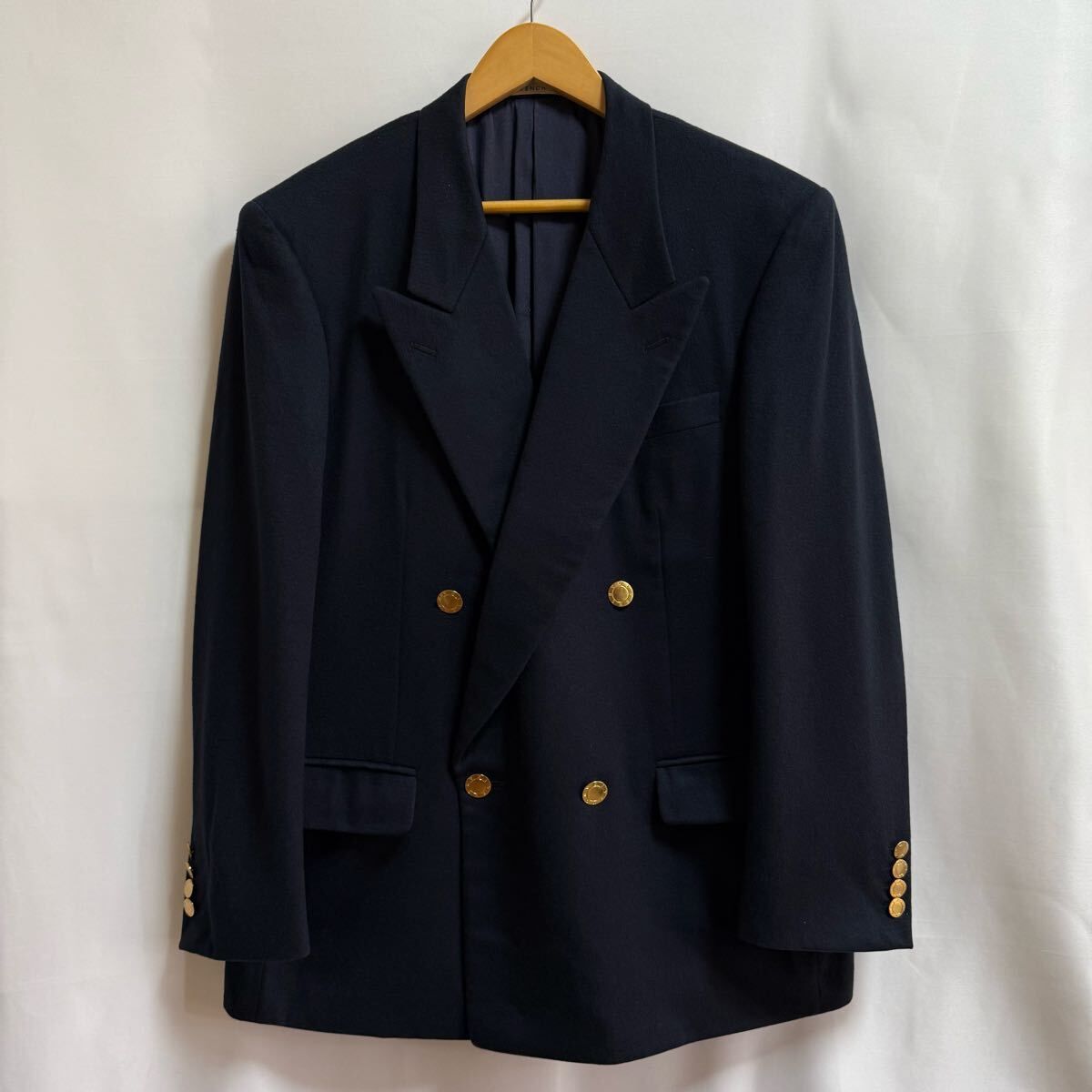 Givenchy ジバンシィ カシミヤ テーラードダブルジャケット Vintage ヴィンテージ 90s ジバンシー ジャポン ウール ピークドラペル