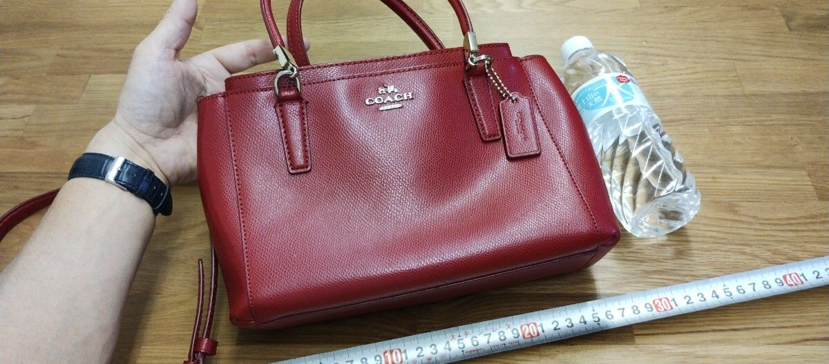 【美品✨】COACH フラップ ショルダーバッグ C金具 赤茶 C0749 未使用に近い】最終値下！【美品】コーチ／COACH／ショルダー