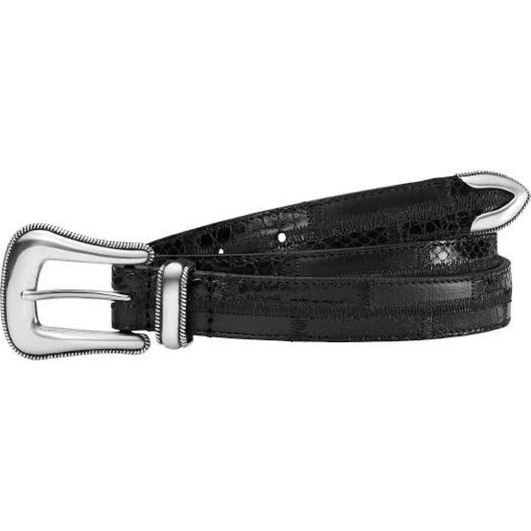 即決 超希少 未使用 Supreme Patchwork Ranger Belt Black S/M シュプリーム パッチワーク レンジャーベルト ブラック 黒 Leatherレザー