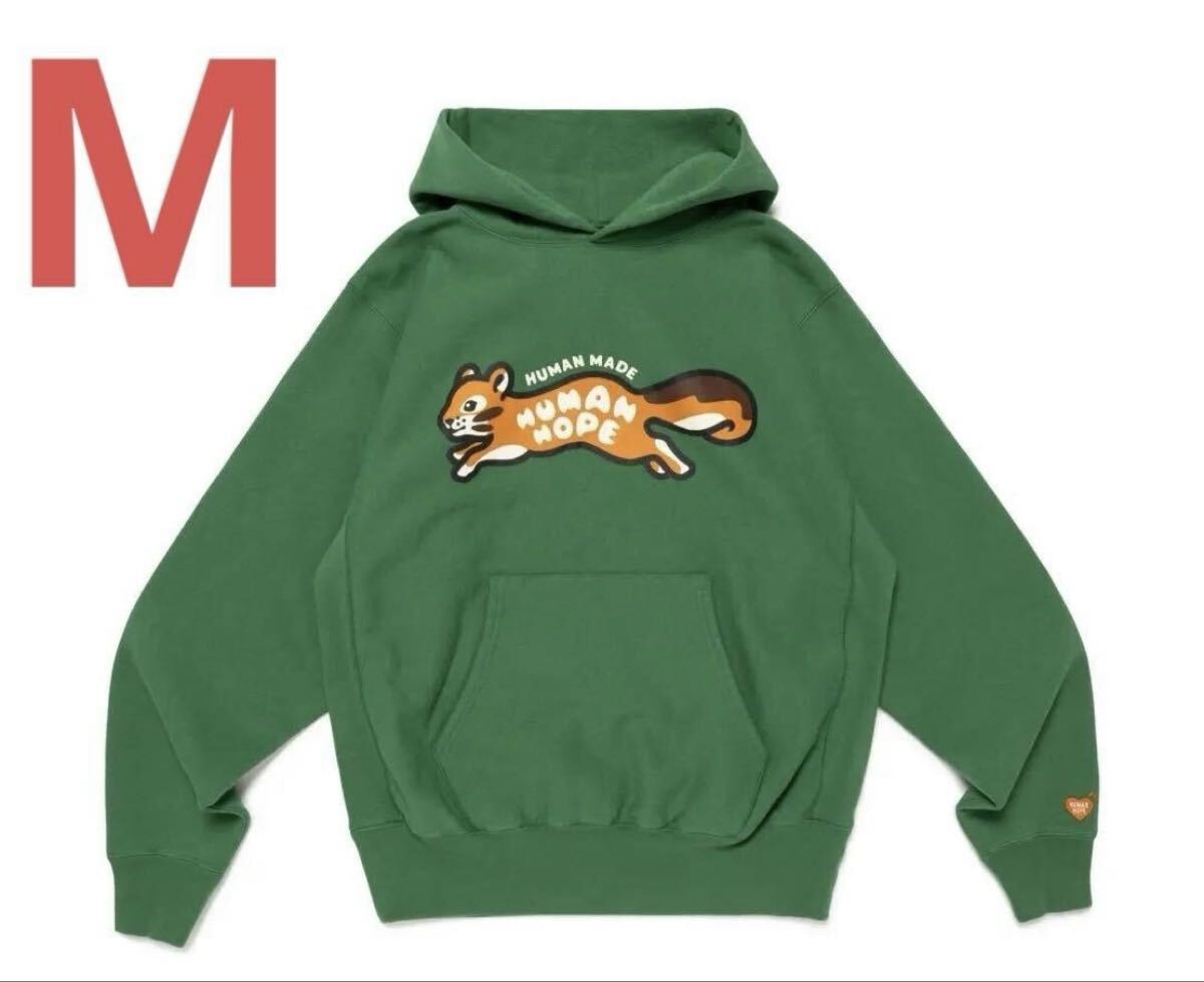 HUMAN HOPE HEAVYWEIGHT HOODIE Green M