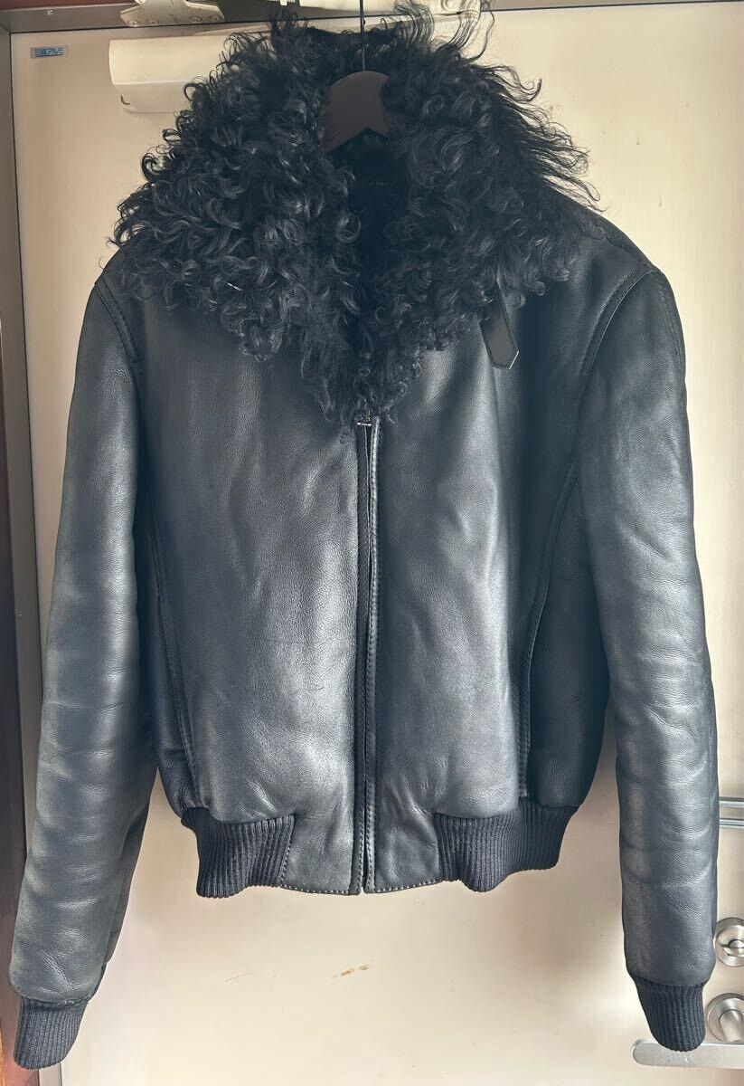 GUCCI By TOM FORD 2001AW ラムファー レザージャケット グッチ