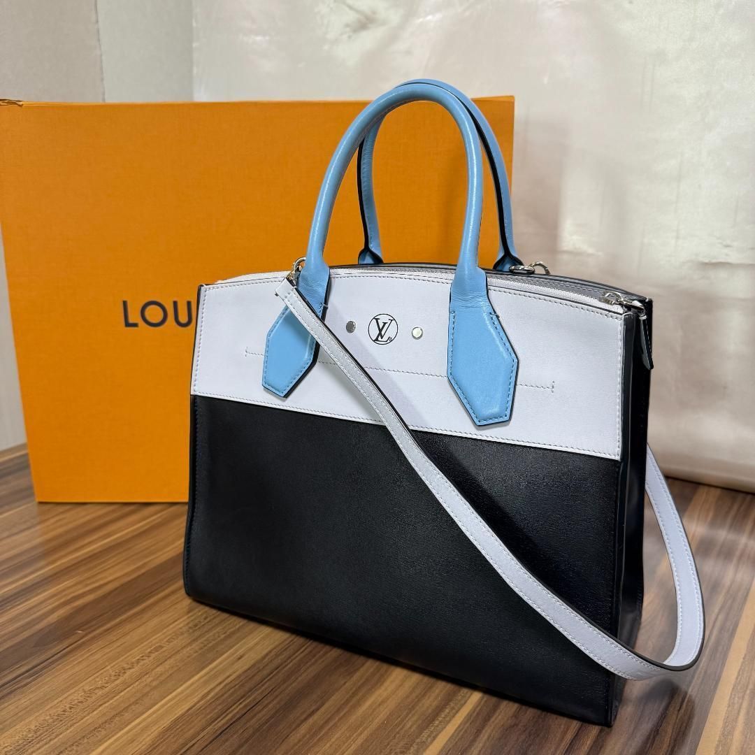 ★極美品★Louis Vuitton ルイヴィトン バッグ シティスティーマーMM M42435 ハンドバッグ ショルダーバッグ 2way