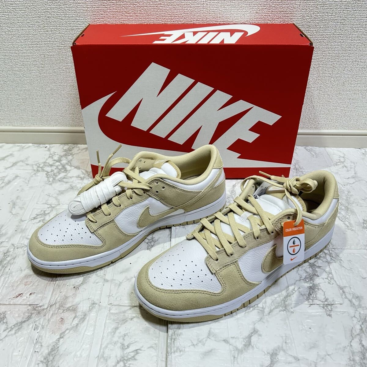 新品 ナイキダンク LOW レトロSE レザー／スエ ード30.5cm