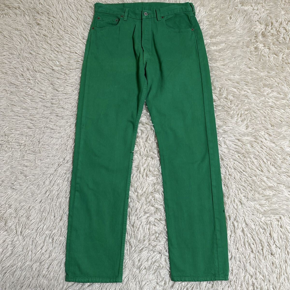 【Levi's】リーバイス W33 デニム ボタンフライ 501 USA製 L