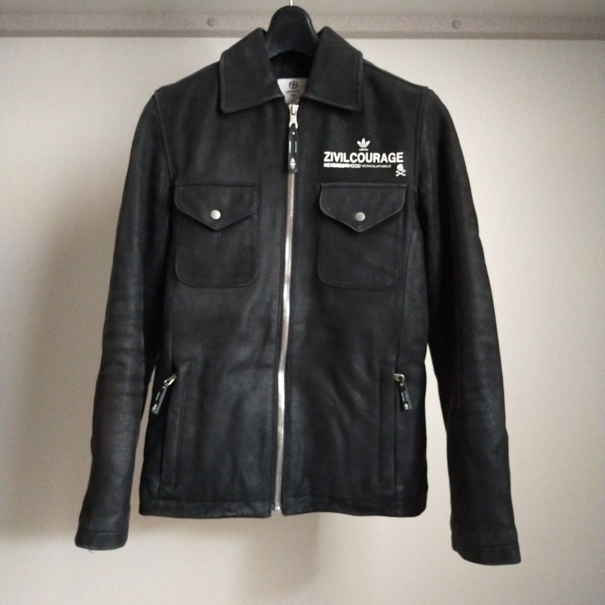 目立った傷や汚れなし】最終値下げ NEIGHBORHOOD × adidas ラムレザー  