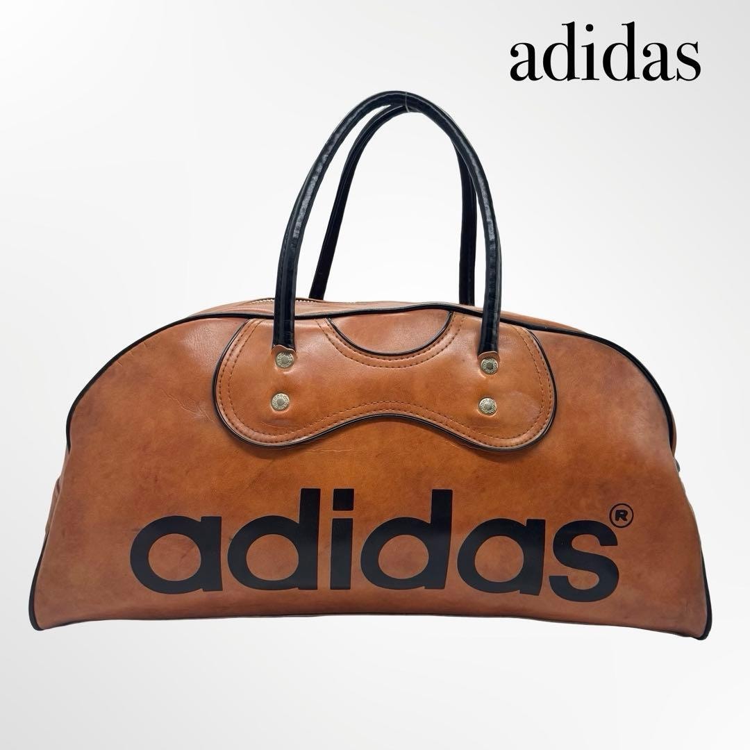 adidas ウェールズ ボナー レザー トートバッグ　ボストンバッグ Adidas x Wales Bonner ボストンバッグ | ブラック | FARFETCH JP