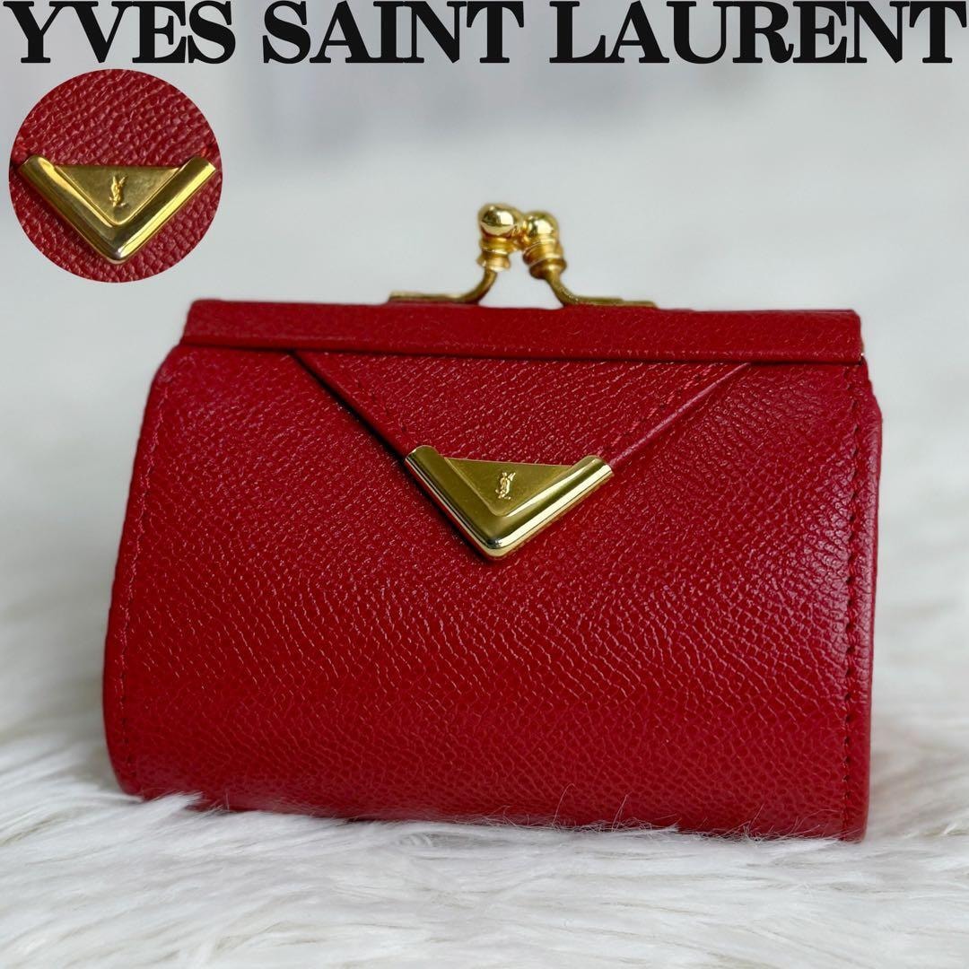 やや傷や汚れあり】希少 ヴィンテージ VINTAGE YSL Yves Saint
