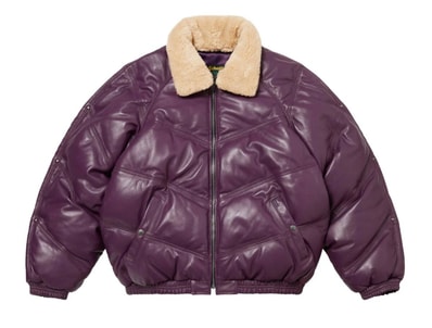 Supreme x The North Face Leather Nuptse Jacket Supreme x The North Face Leather Nuptse Jacket