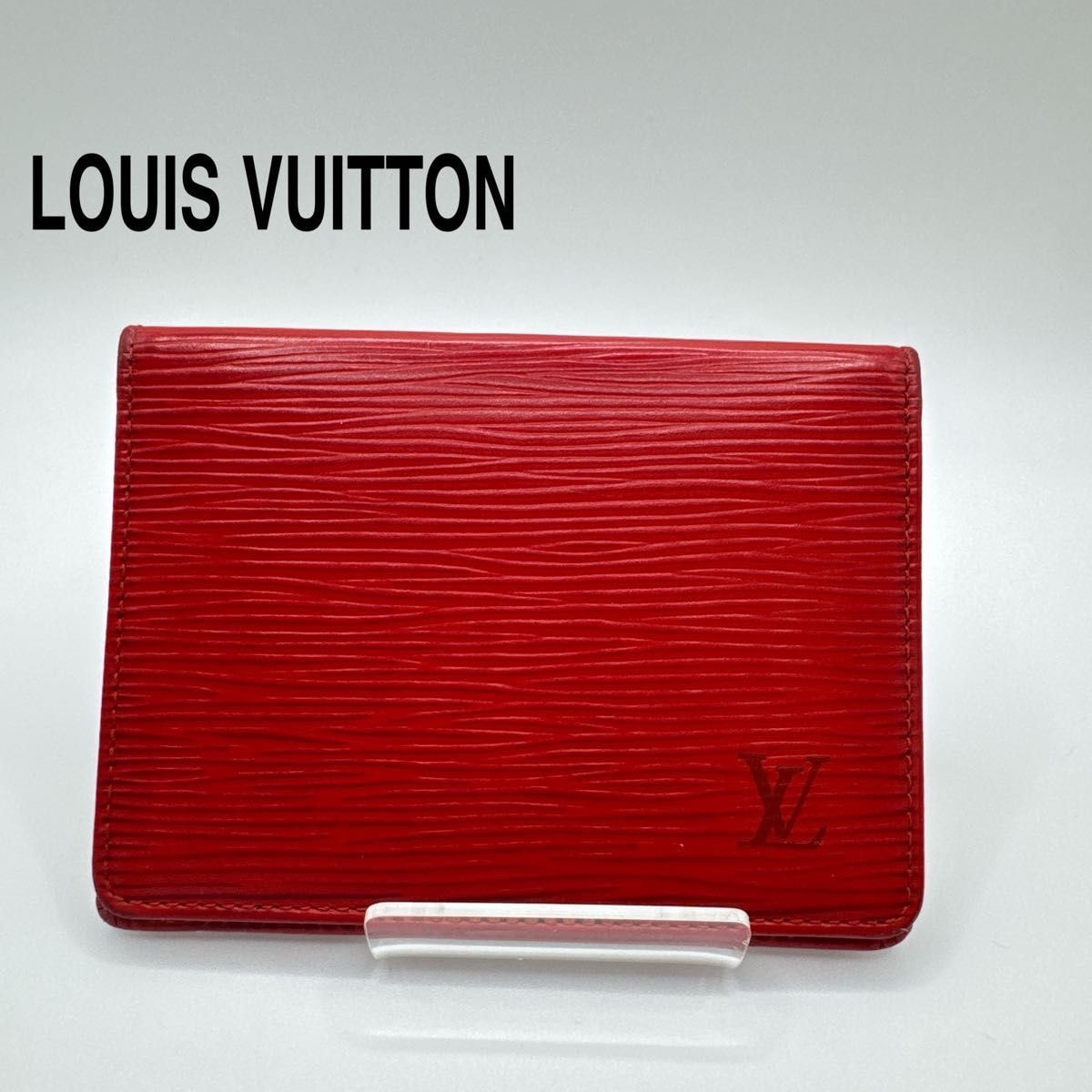 LOUIS VUITTON ルイヴィトン ポルト2 ヴェルティカル 赤 M63207