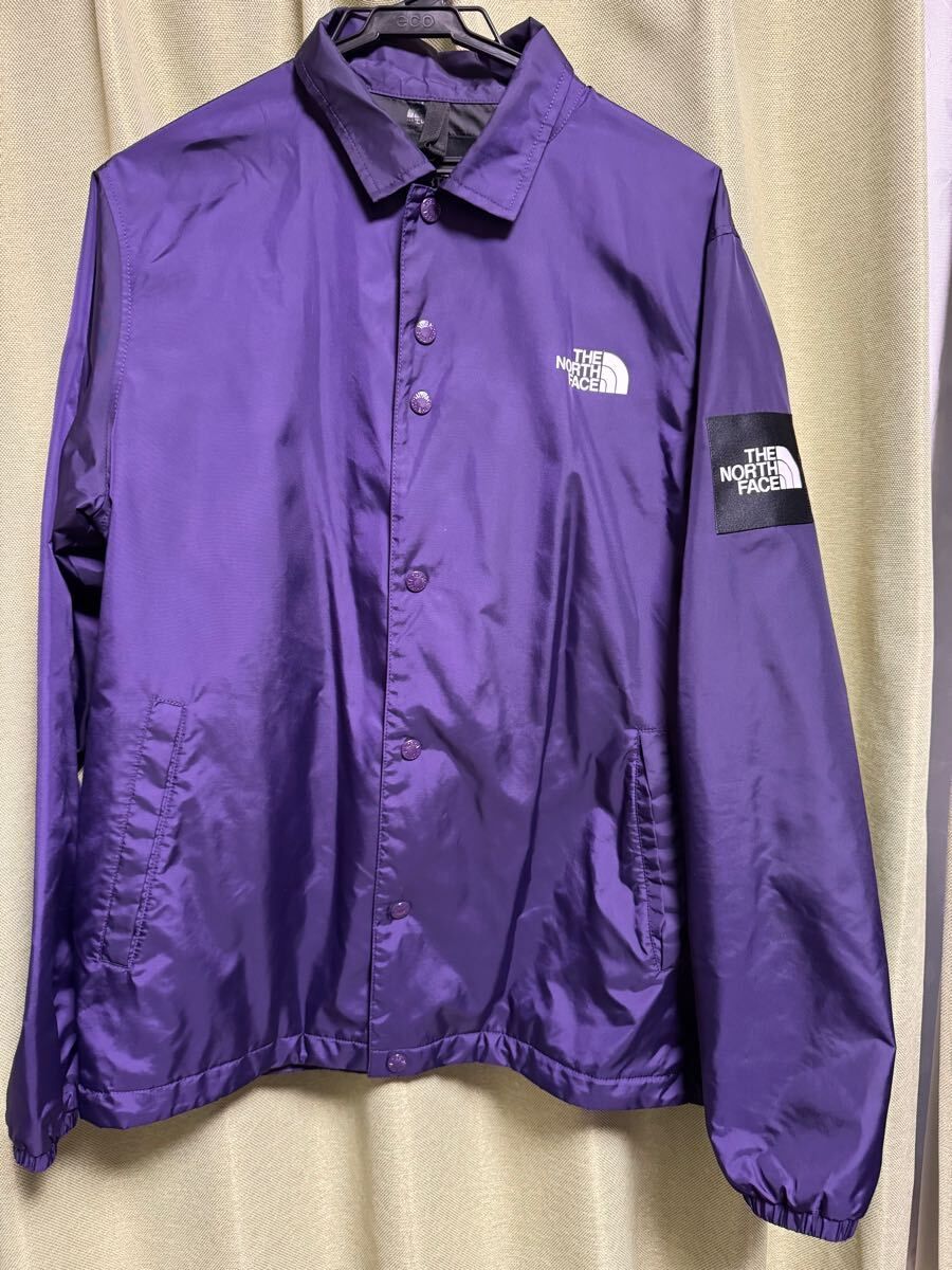 中古 2020 THE NORTH FACE COACH JACKET PURPLE サイズL np21836 コーチジャケット 紫 パープル ナイロン THE NORTH FACE(ザノースフェイス) / コーチジャケット/NP21836