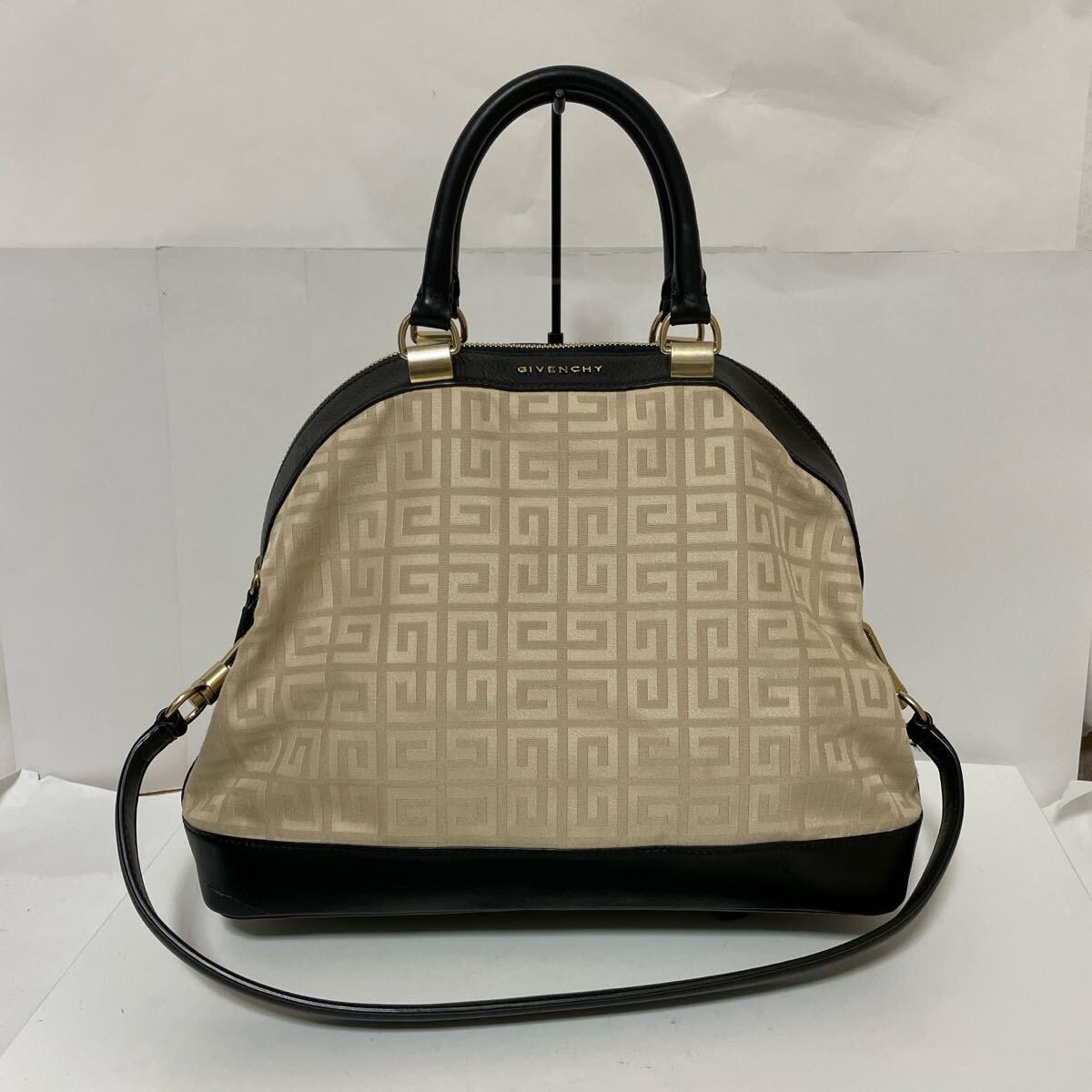 GIVENCHY ジバンシィ 2WAY ショルダーバッグ ベージュ SL1101 中古