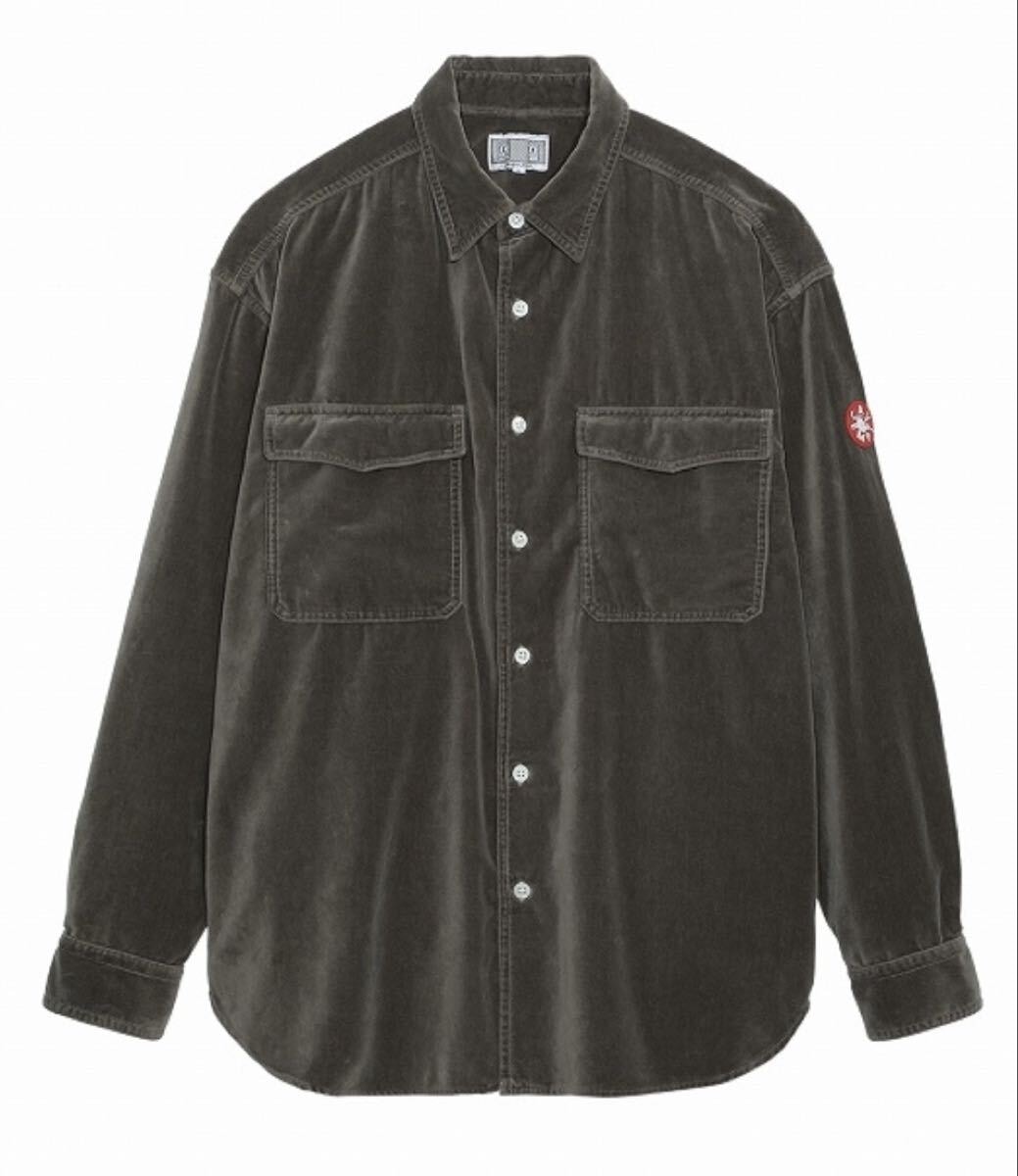 美品 C.E CAVEMPT VELVET SHIRT XL