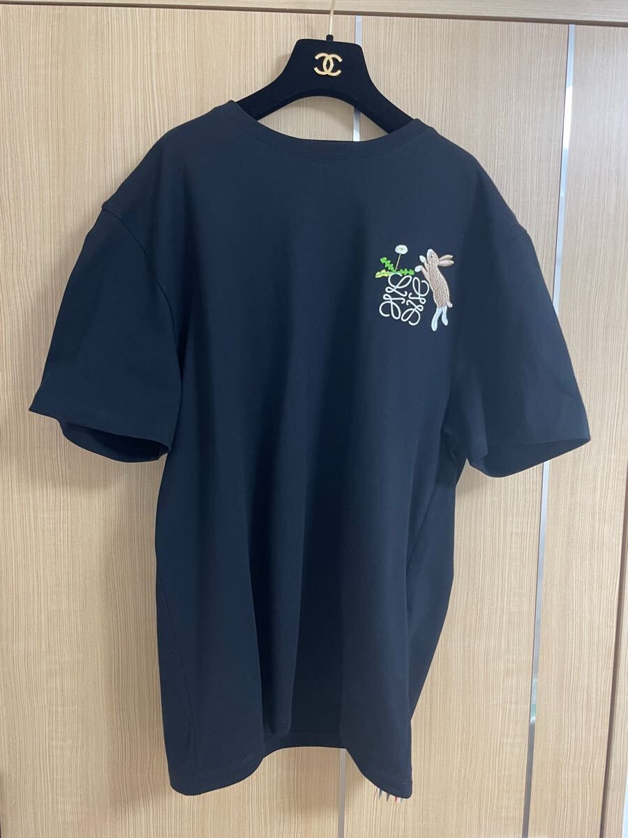 新品未使用 25SS LOEWE ロエベ ブラック Tシャツ M