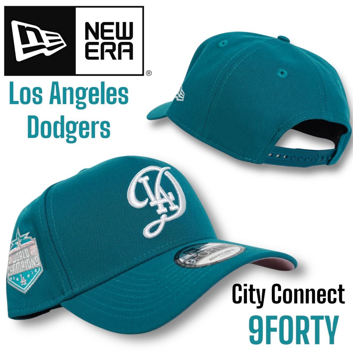 US限定　NEWERA 9FORTY Los Angeles Dodgers City Connect Logo Cap キャップ ロサンゼルス　ドジャース　大谷翔平　スナップバック　