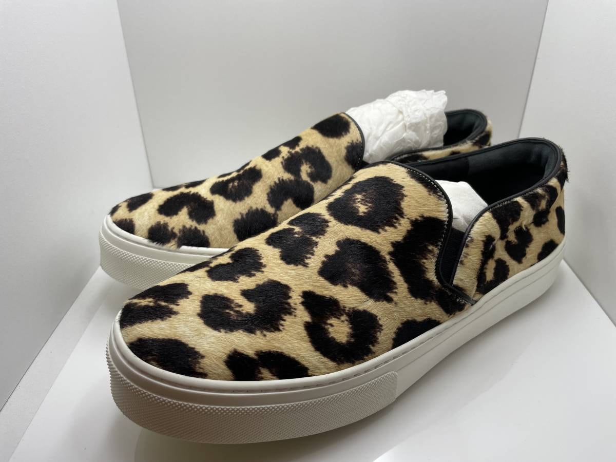 未使用！！CELINE セリーヌ スリッポン レオパード 豹柄シューズ