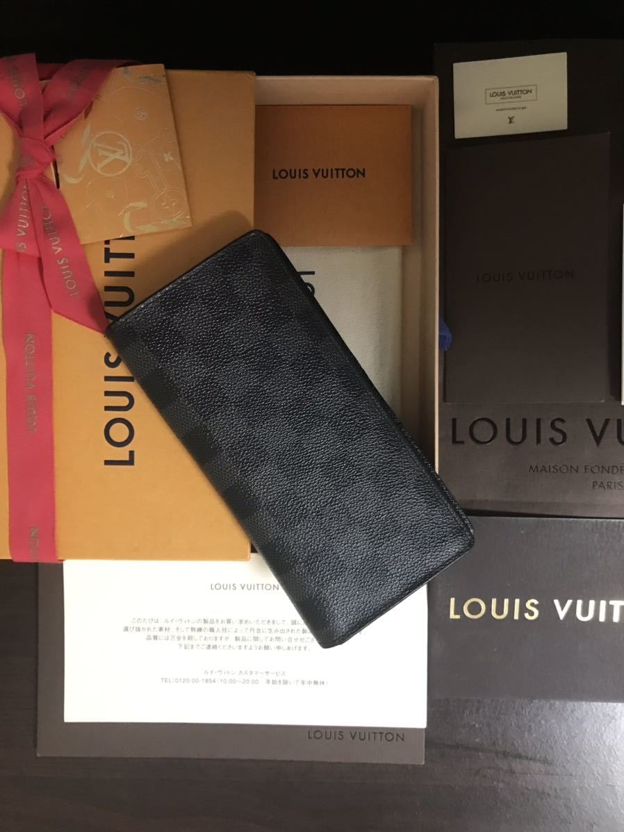 【6db2086】ルイヴィトン 財布 トリヨン LVヴェルティカルウォレットコンパクト M81561  ノワール【中古】レディース 800000124223000-3_c5110f85-