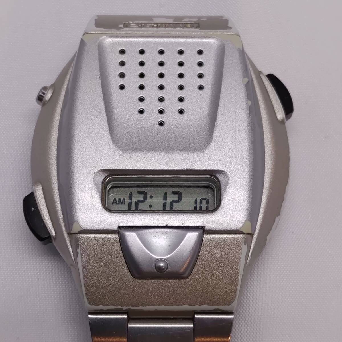 【稼働品】SEIKO セイコー デジタル A860-4001 トーキングウォッチ 音声機能