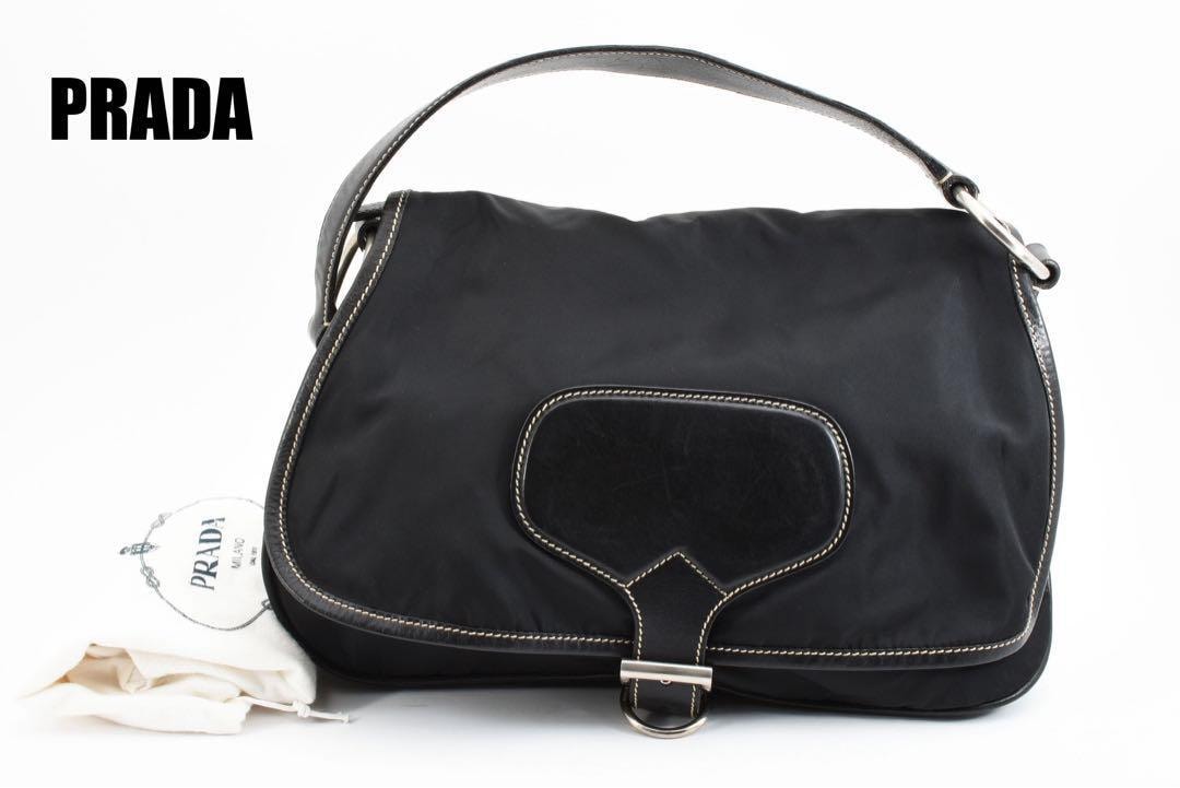 目立った傷や汚れなし】PRADA プラダ ハンドバッグ ワンショルダー 