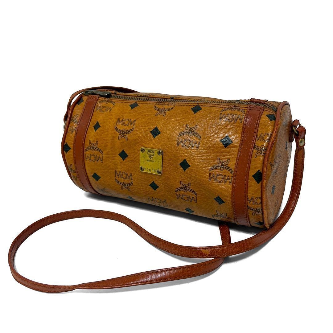 MCM（エムシーエム）パトリシア ヴィセトス スモール ショルダーバッグ ラインストーン スタッズ コニャック レザー レディース【中古】 B (目立った傷や汚れなし)】MCM（エムシーエム）パトリシア ヴィセトス