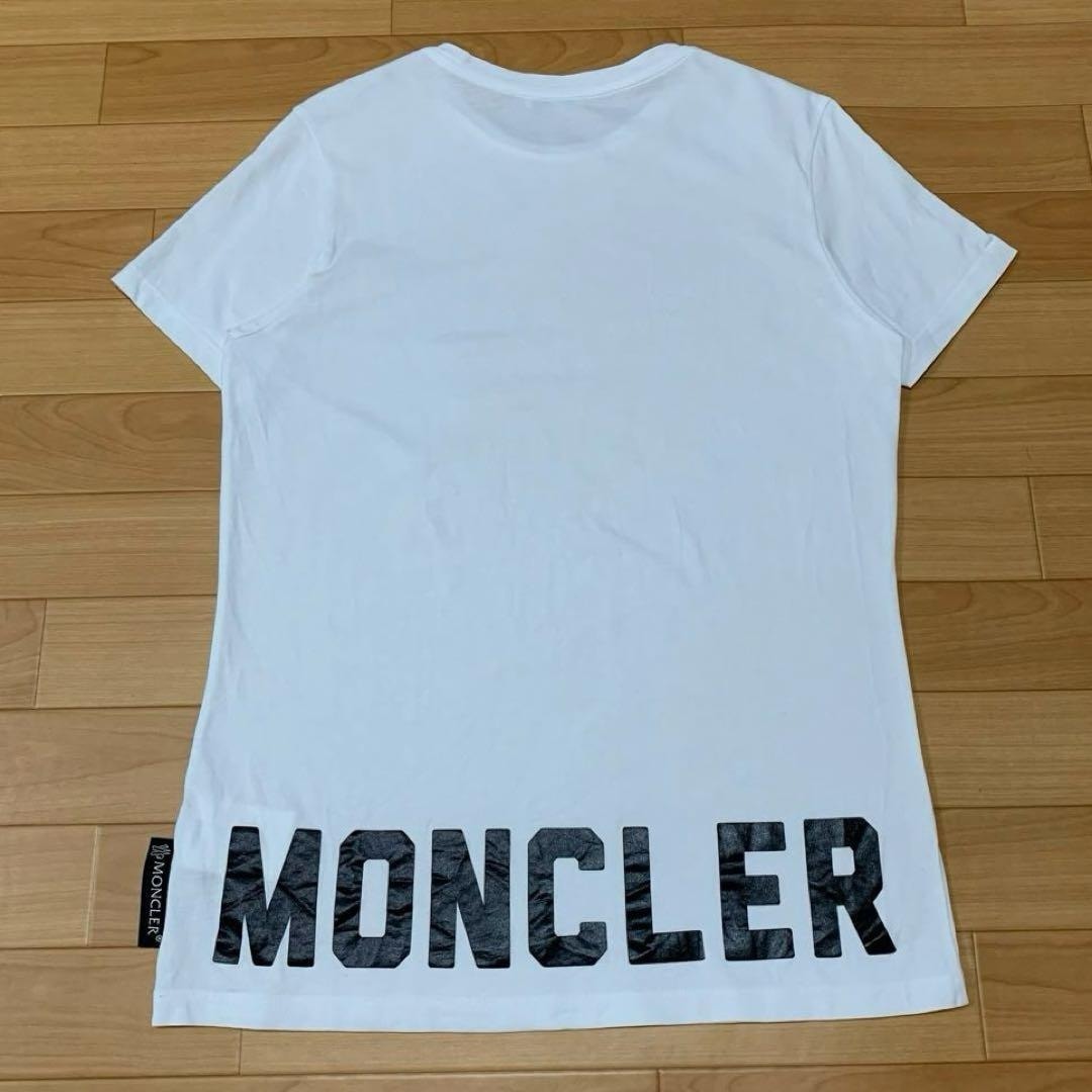 美品★ MONCLER 襟ロゴ　XS ネイビー　ポロシャツ 正規品　5S201 B (目立った傷や汚れなし)】美品☆ MONCLER 襟ロゴ XS ネイビー
