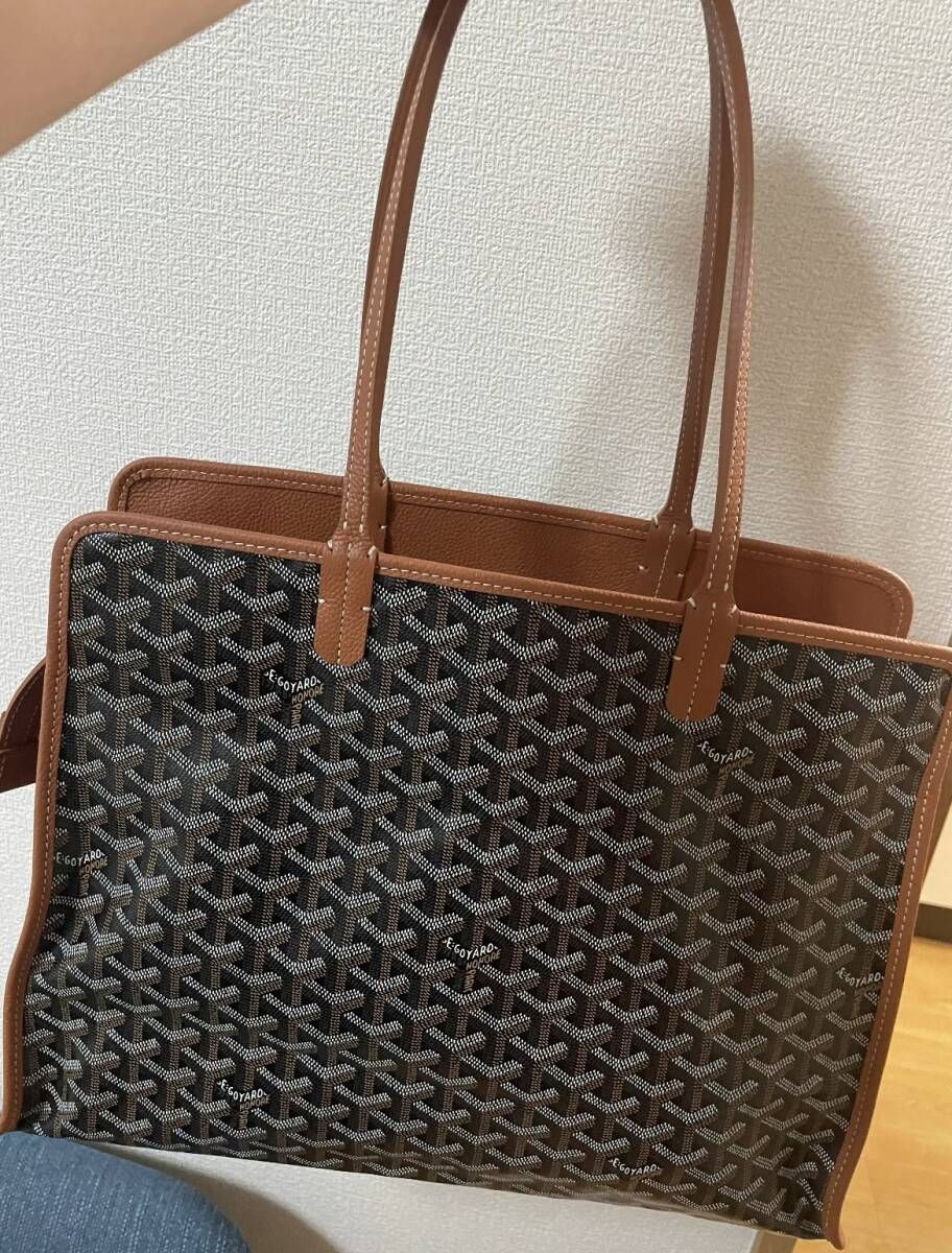 【希少・新品同様】ゴヤール GOYARD サンルイPM ゴヤールディンキャンバス トートバッグ レディース バッグ 