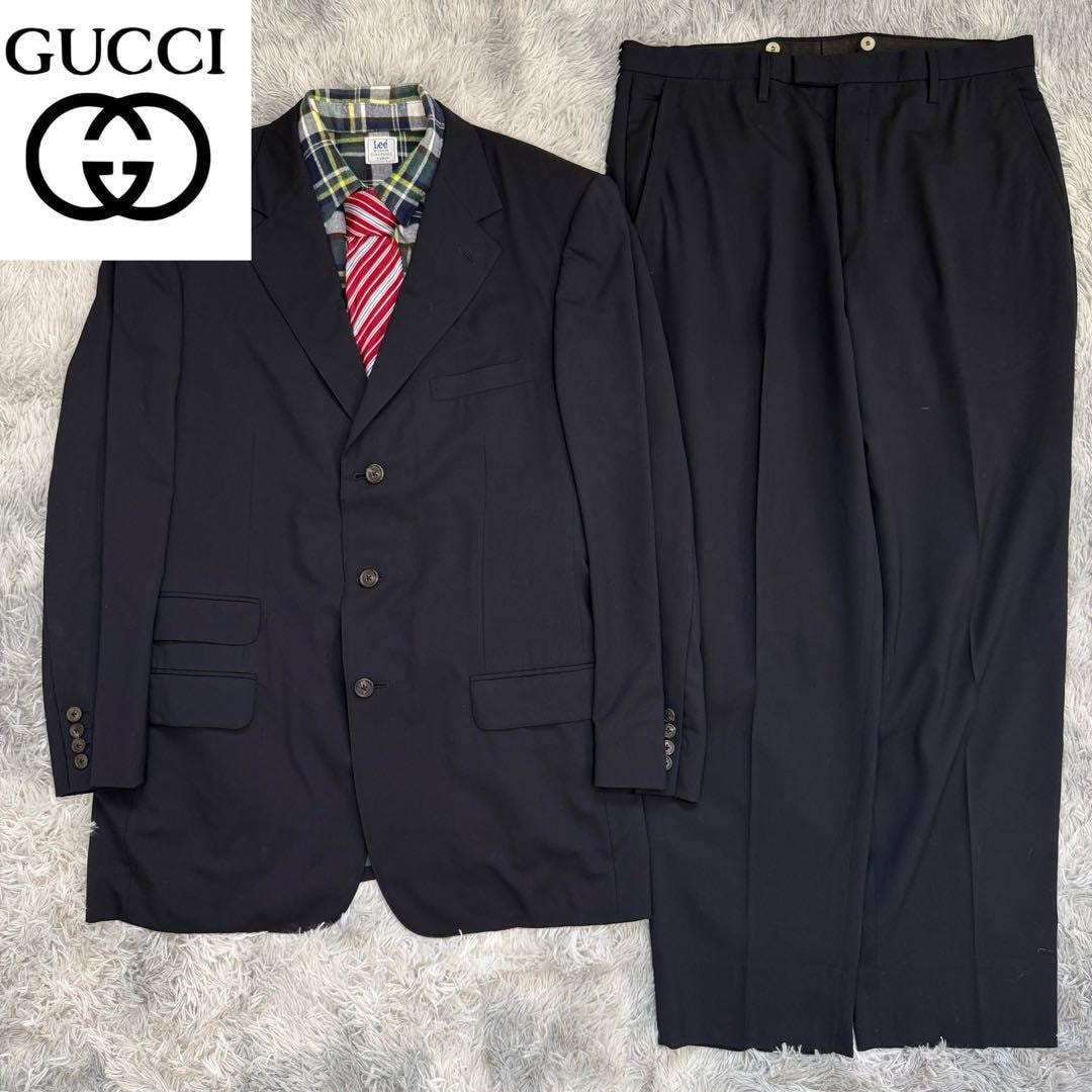 [最高級スーツ] セットアップ　グッチ　ネクタイ　コーディネート　GUCCI