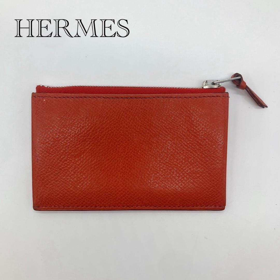 B (目立った傷や汚れなし)】HERMES エルメス ソミュール レッド
