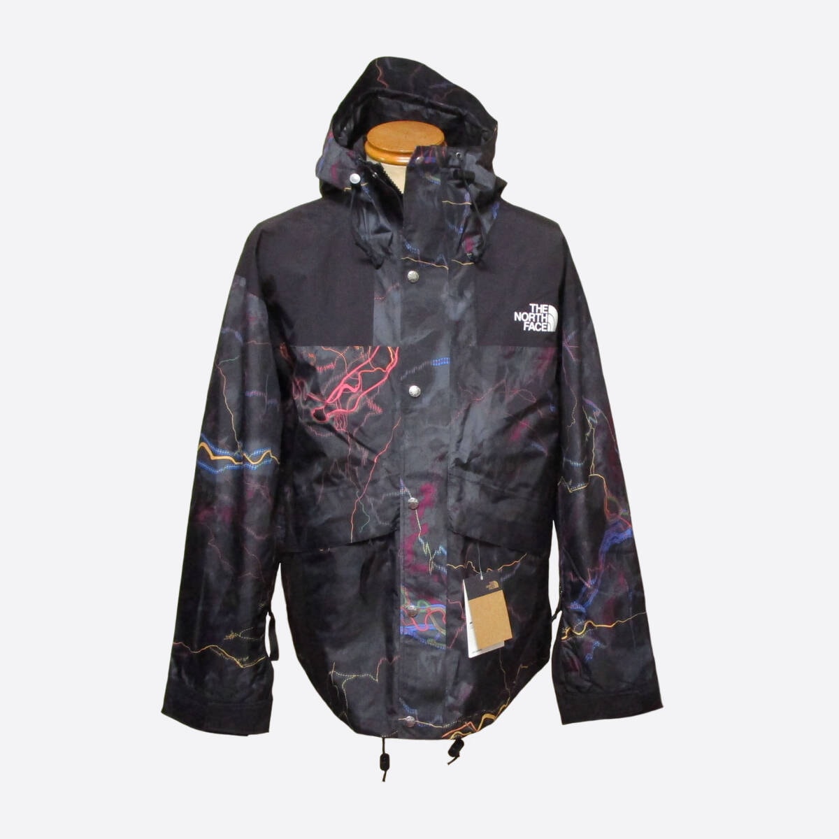 ★日本未発売★The North Face/ノースフェイス★86 Retro Mountain Jacket/86レトロマウンテンジャケット (TNF Black/Trail Glow Print/XL)
