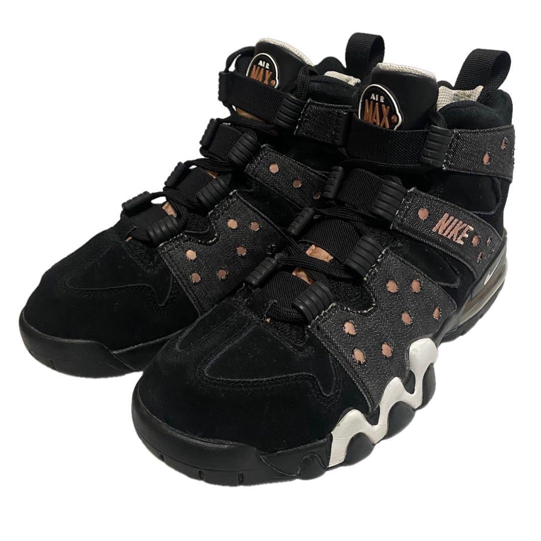 Nike AIR MAX2 CB 94 BLACK DENIM 26.5cm　ナイキ エアマックス2 ブラック デニム チャールズ バークレー メンズ スニーカー 送料無料