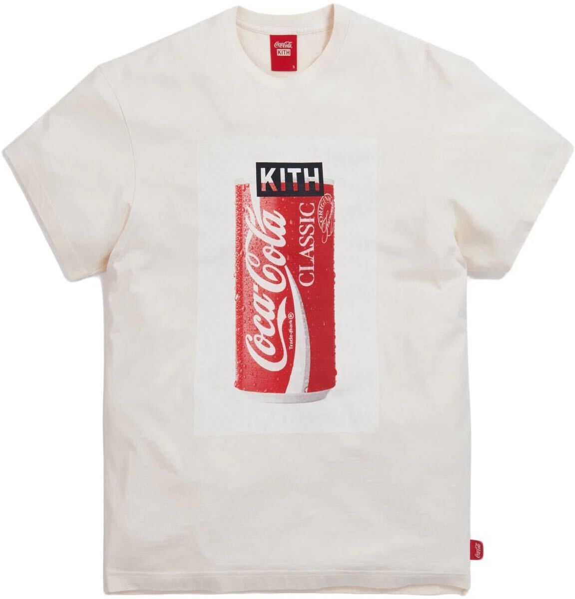 新品 L KITH Coca-Cola Can Vintage Tee キス コカコーラ コラボ Tシャツ アイボリー　Ivory KH3872-104