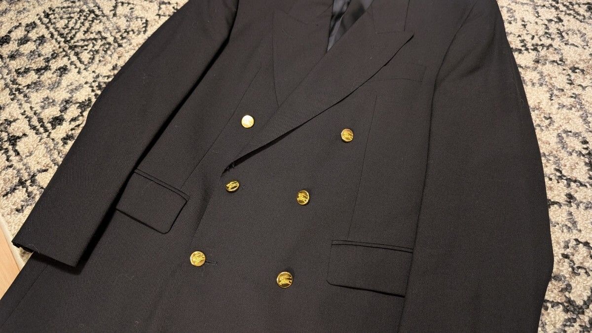 希少 deadstock 英国製 BURBERRYS バーバリー ダブルジャケット ブレザー made in uk euro vintage チェスターバリー brooks brothers