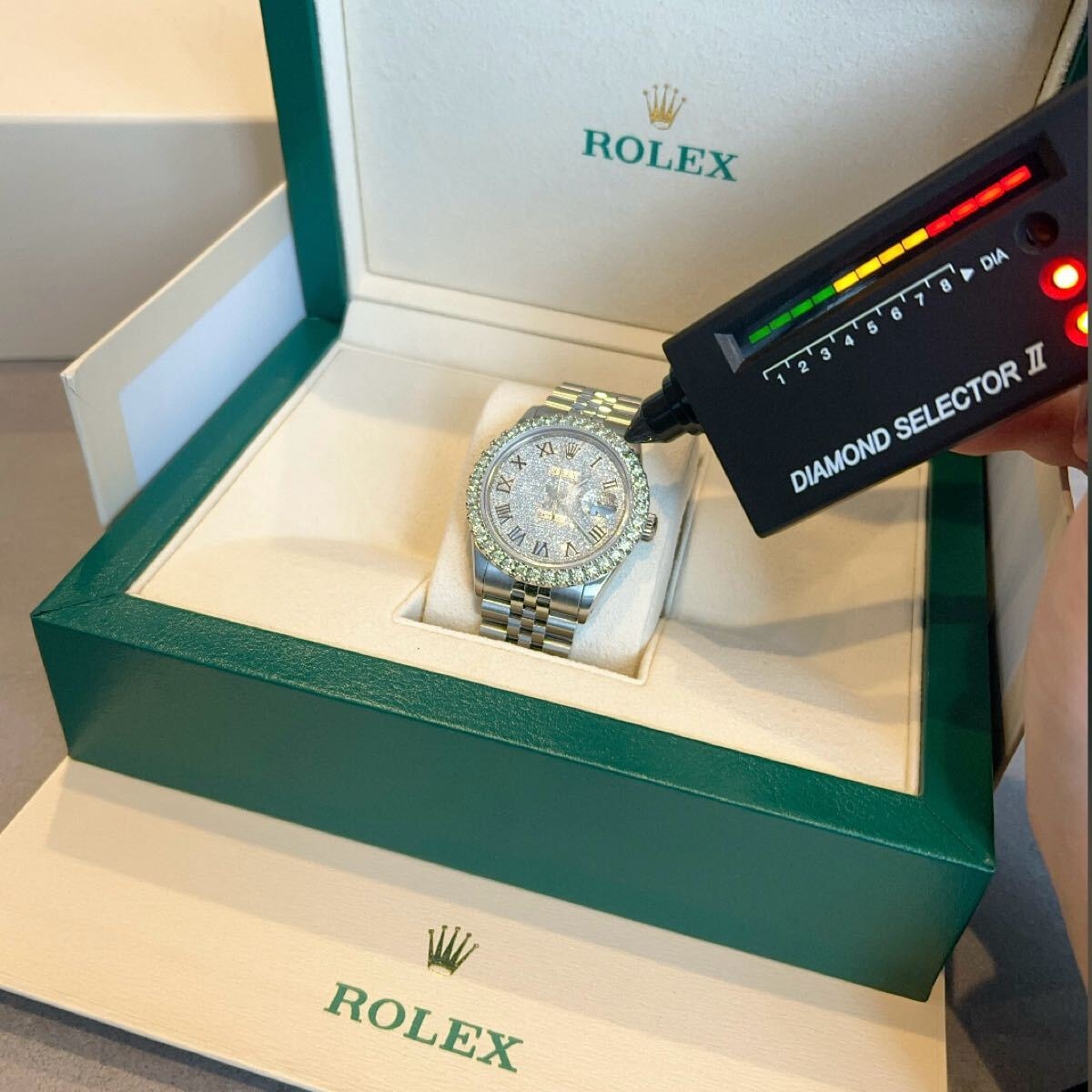 【正規品】ROLEX デイトジャスト 36MM ステンレススチール ダイヤモンド 