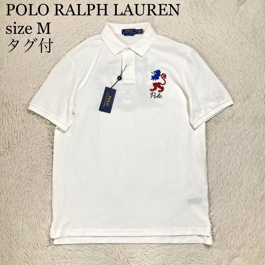 未使用タグ付 ポロラルフローレン ポロシャツ カノコ 半袖 POLO 刺繍ロゴ