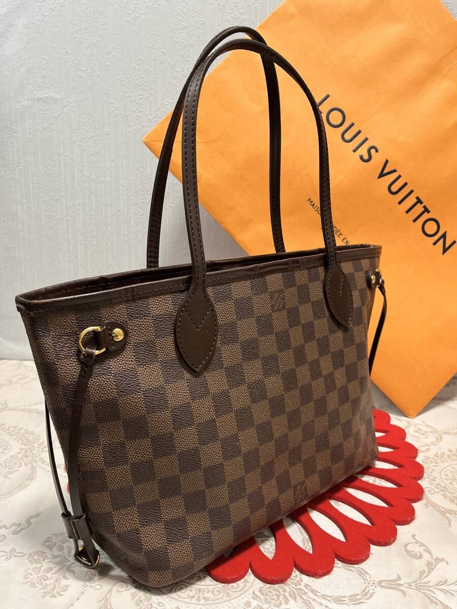 極上美品 LOUIS VUITTON ルイヴィトン ネヴァーフル PM N51109 ハンドバッグ ダミエ 正規品 ビトン 151