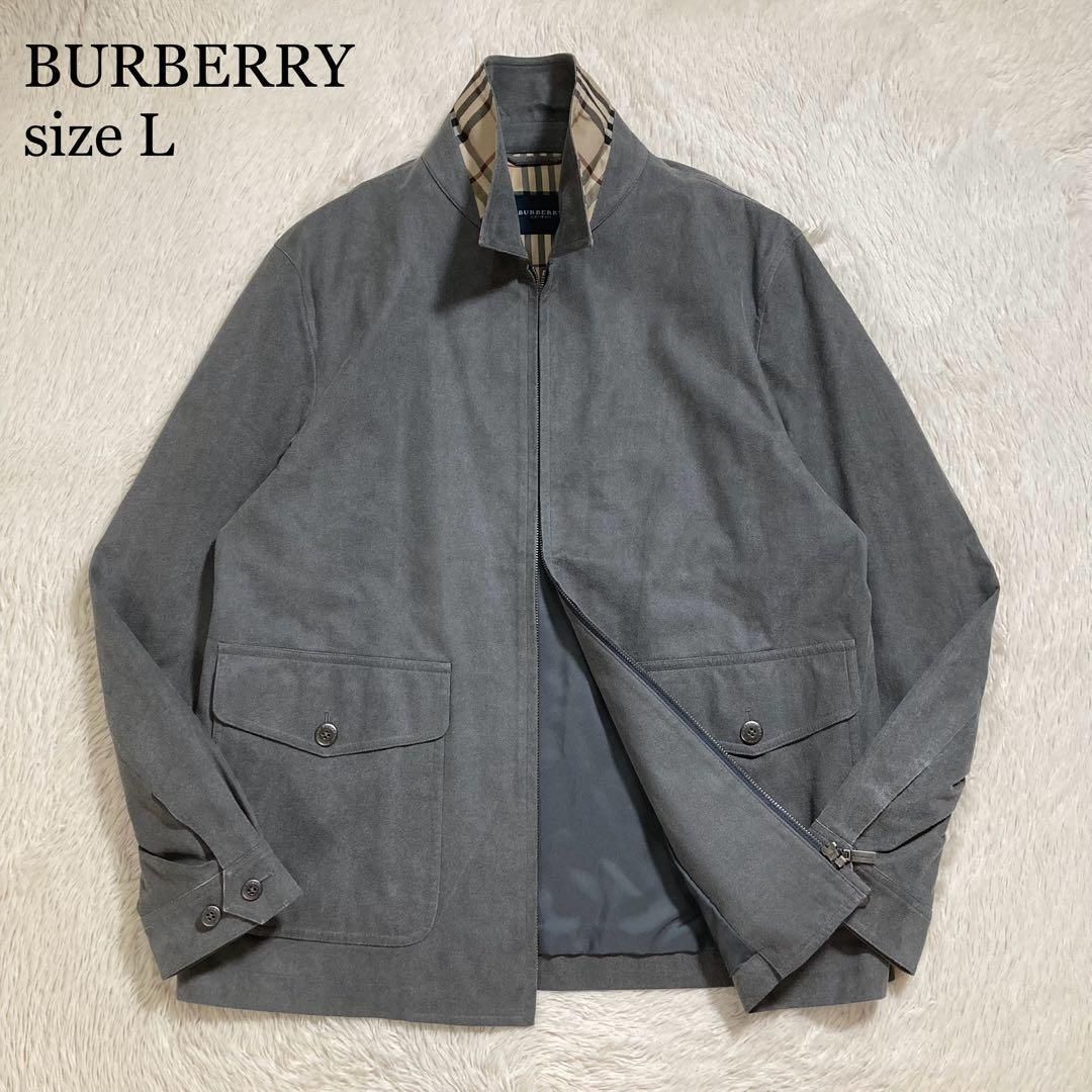 美品 BURBERRY バーバリー ドリズラージャケット ノバチェック アマレッタ ロゴ