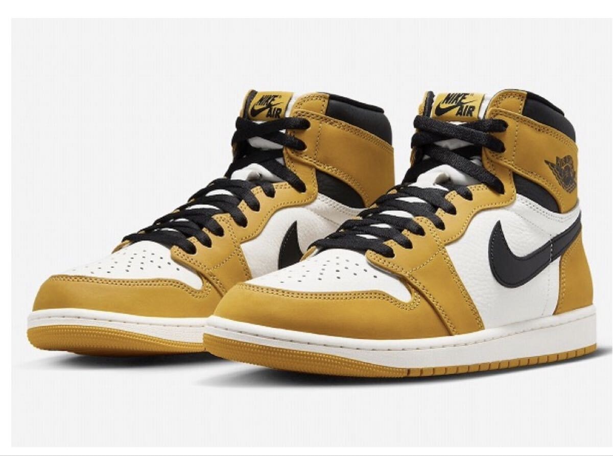 ナイキ エアジョーダン1 レトロ ハイ OG "イエローオークル"