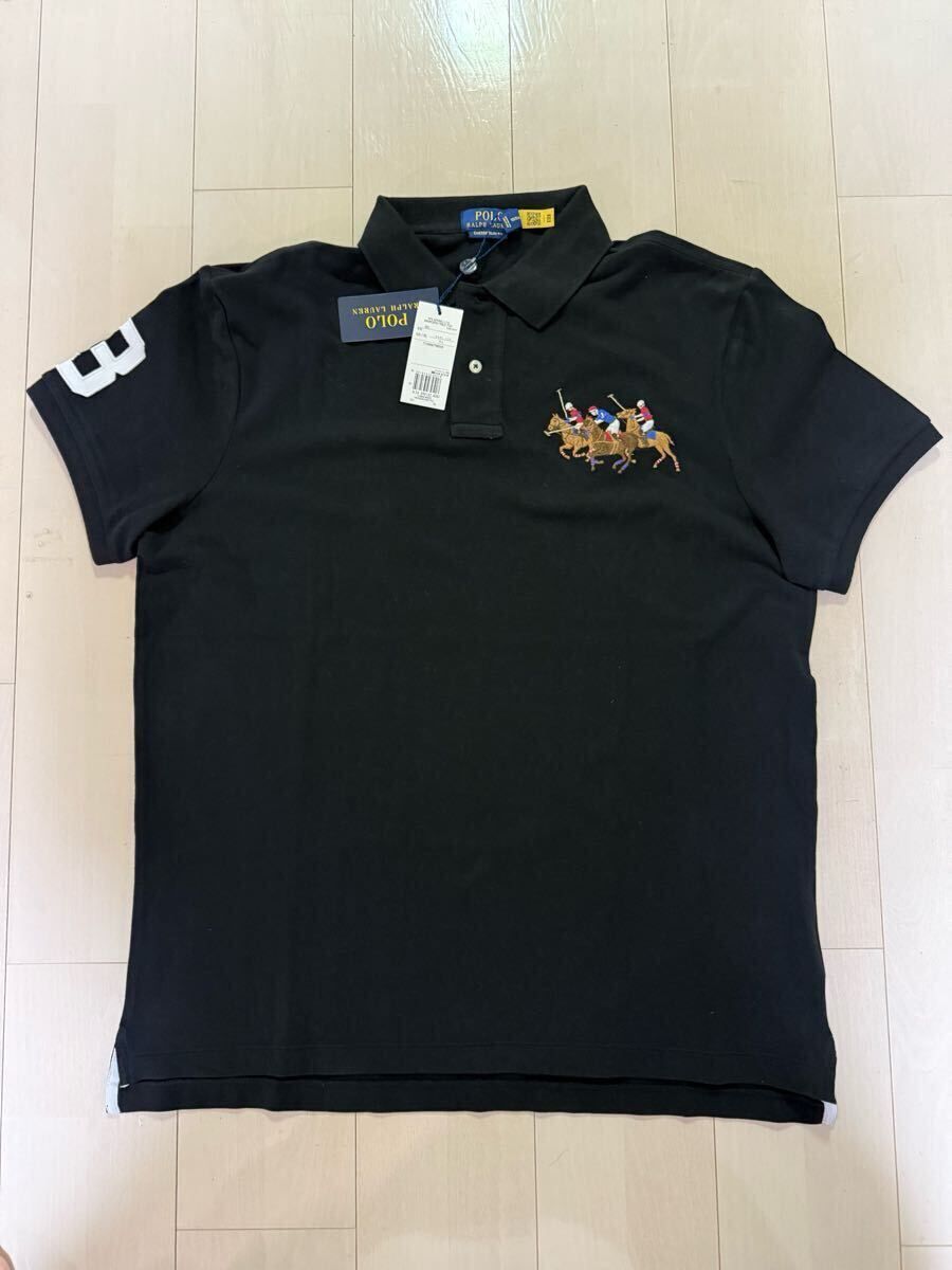 ポロ ラルフローレン POLO RALPH LAUREN 半袖 ポロシャツ ブラック XL 新品未使用 タグ付
