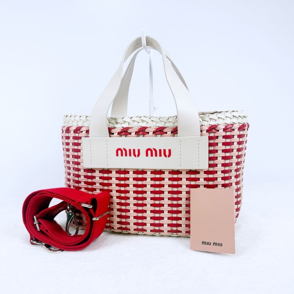 A (未使用に近い)】【未使用近】miu miu ミュウミュウ ピクニック限定