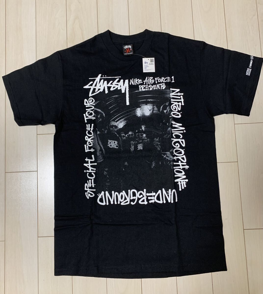 stussy nitro microphone underground Tシャツ　新品　ステューシー　