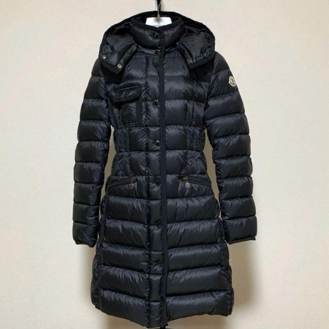 【大人気】モンクレール　 HERMINE エルミンヌ　0 ブラック　5D70