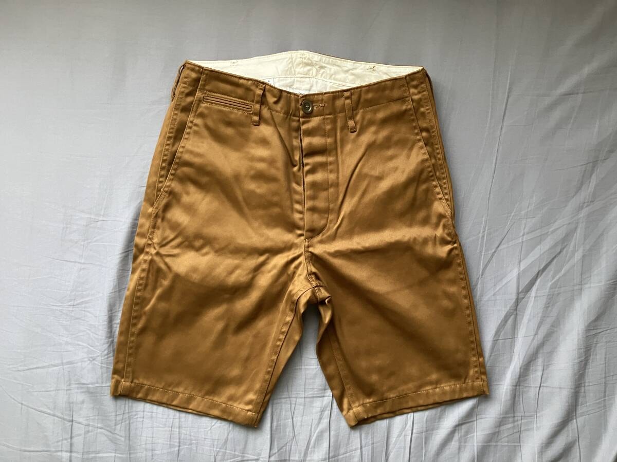 visvim ビズビム　ショートパンツ　チノ　キャラメルブラウン　Sサイズ